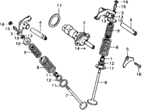 Camshaft + Valve
