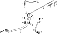 Brake Pedal + Gearshift Pedal