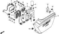Left Side Cover + Rectifier + Fuse
