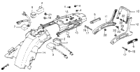 Rear Fender + Spark Unit