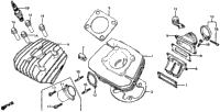 Cylinder + Cylinder Head 80-82