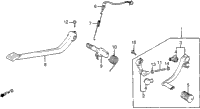 Brake Pedal + Gearshift Pedal