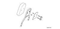 Chrome Backrest With Pad (Tall)