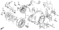 Left Crankcase Cover + Alternator