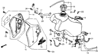 Fuel Tank + Radiator Shroud 83