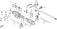 Gearshift Drum + Gearshift Arm