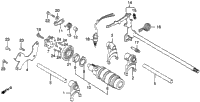 Cm450e/Cgearshift Drum + Gearshift Arm