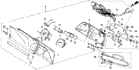 I Speedometer + Tachometer 86-87