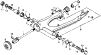 Swingarm + Propeller Shaft