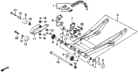 Swingarm + Drive Chain 80