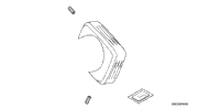 Billet Driveshaft Bolt Cover (Fluted Design)
