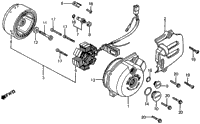 Left Crankcase Cover + Alternator