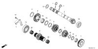 Transmission (Mainshaft) (Crf1100d/D4)