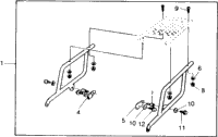 Luggage Rack Bracket Set