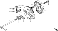 Rear Brake Panel 84-89