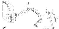 Pedal + Stand + Kick Starter Arm