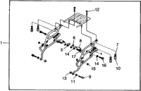 Saddlebag Mount Set 81-82