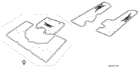 Deluxe Saddlebag Trunk Mat Set (1)