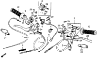 Control Levers + Cables + Switches