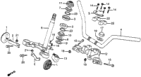 Handlebar + Top Bridge Steering Stem + Front