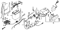 Battery + Fuel Pump