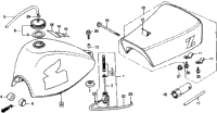Fuel Tank + Seat 86-87