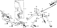 Gearshift Pedal + Side Stand + Footpegs