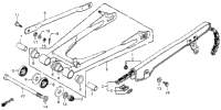 Swingarm + Chain Case