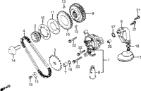 Oil Pump + Primary Drive Gear