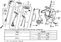 Instruments + Horn + Key Set 80-83