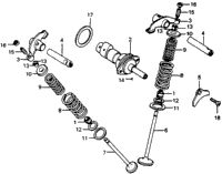 Camshaft + Valve
