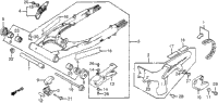 Swingarm + Chain Case
