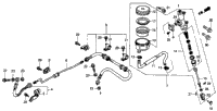 Rear Brake Master Cylinder 1100
