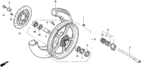 Vt1100c Front Wheel