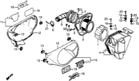 Air Cleaner + Side Cover 79-82