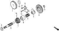 Kick Starter Spindle 80-81