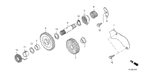 KICK STARTER SPINDLE