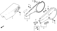 Seat + Side Cover 81-82