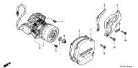 Left Crankcase Cover + Generator