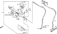 Front Brake Master Cylinder 84-85