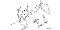 Saddlebag, Mount Brackets