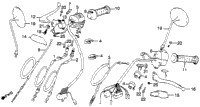 Cm450e Control Levers + Switches + Cables