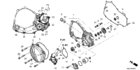 RIGHT CRANKCASE COVER / WATER PUMP