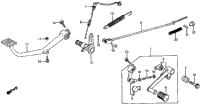 Brake Pedal + Gearshift Pedal