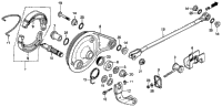 Rear Brake Panel 90-91