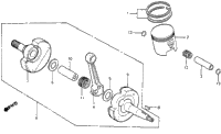 Crankshaft + Piston 81-82