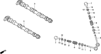 Camshaft + Valve
