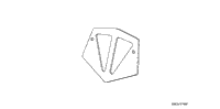 Backrest Trim (Low, Sport Custom)