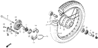Front Wheel + Front Brake Panel