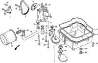 Oil Filter + Oil Pan + Oil Pump